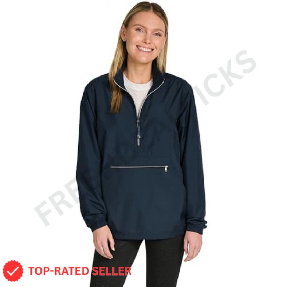 Packable Half Zip Pullover Wind Resistant Lightwe… - image 5